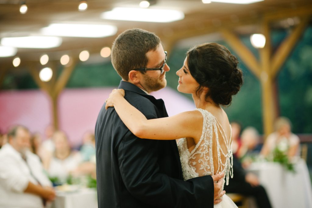 Eric and Jess Pendergrass first dance wedding day