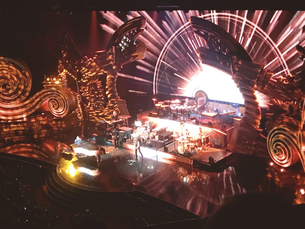 Elton John on stage in Las Vegas