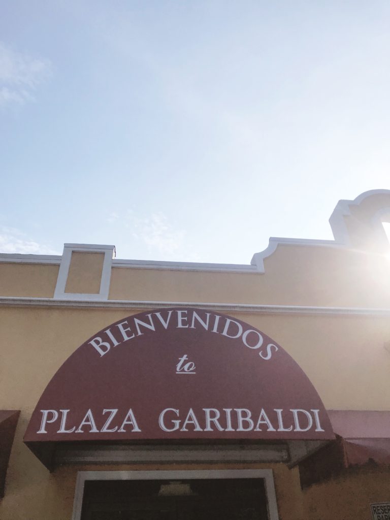 Entrance to Plaza Garibaldi in Glen Burnie, MD