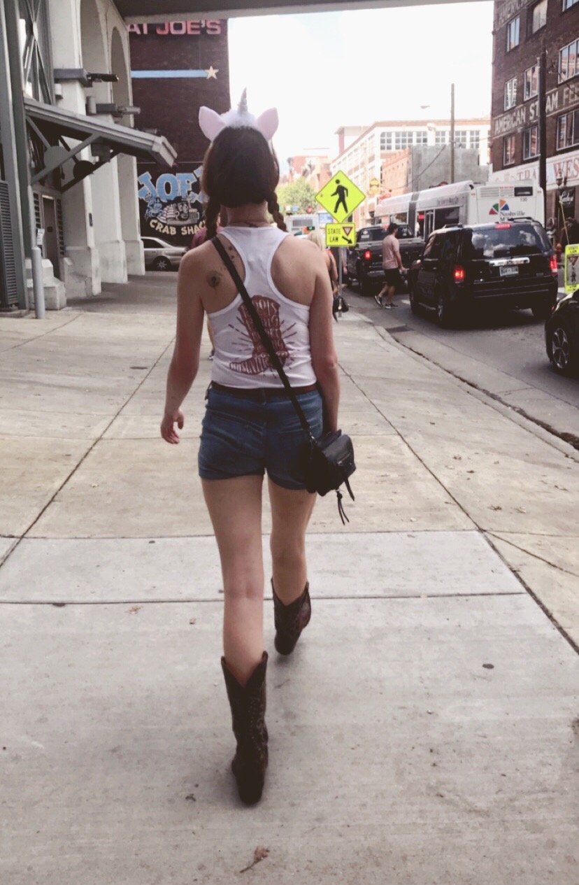Nashville bachelorette walking