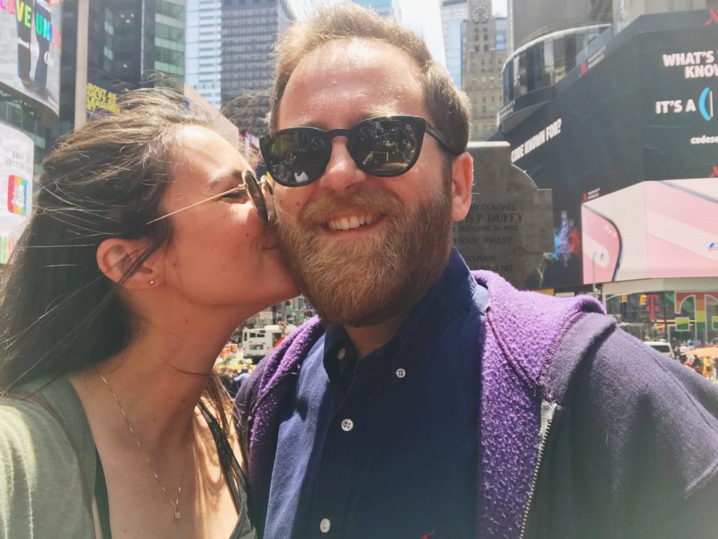 jess and eric pendergrass in new york city
