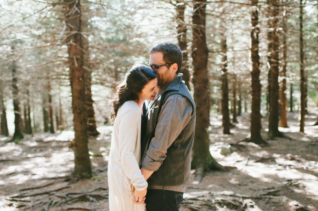 Eric and Jess Pendergrass mountain engagement photos