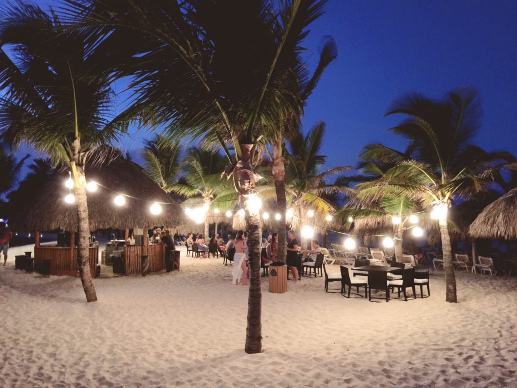 Tiki bar Hard Rock Resort in Punta Cana, Dominican Republic