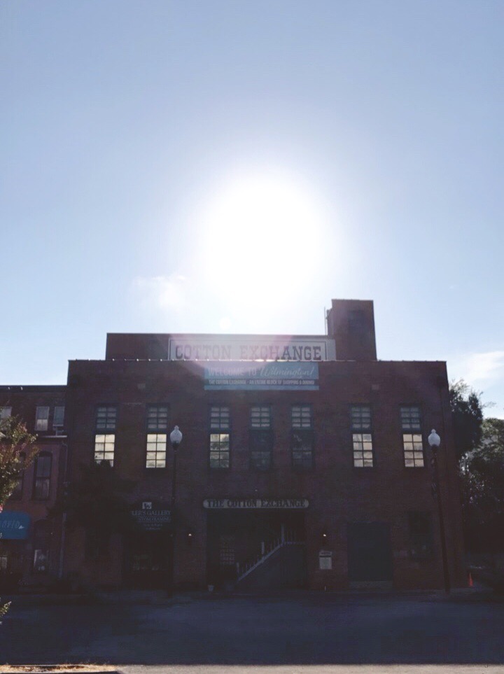 Cotton Exchange brick building in Wilmington, NC